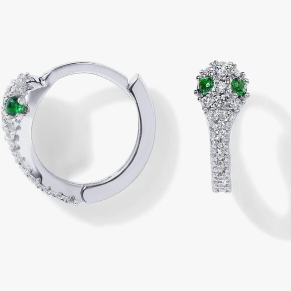 14K Gold White Gold Posts Chunky - Picture 1 of 7